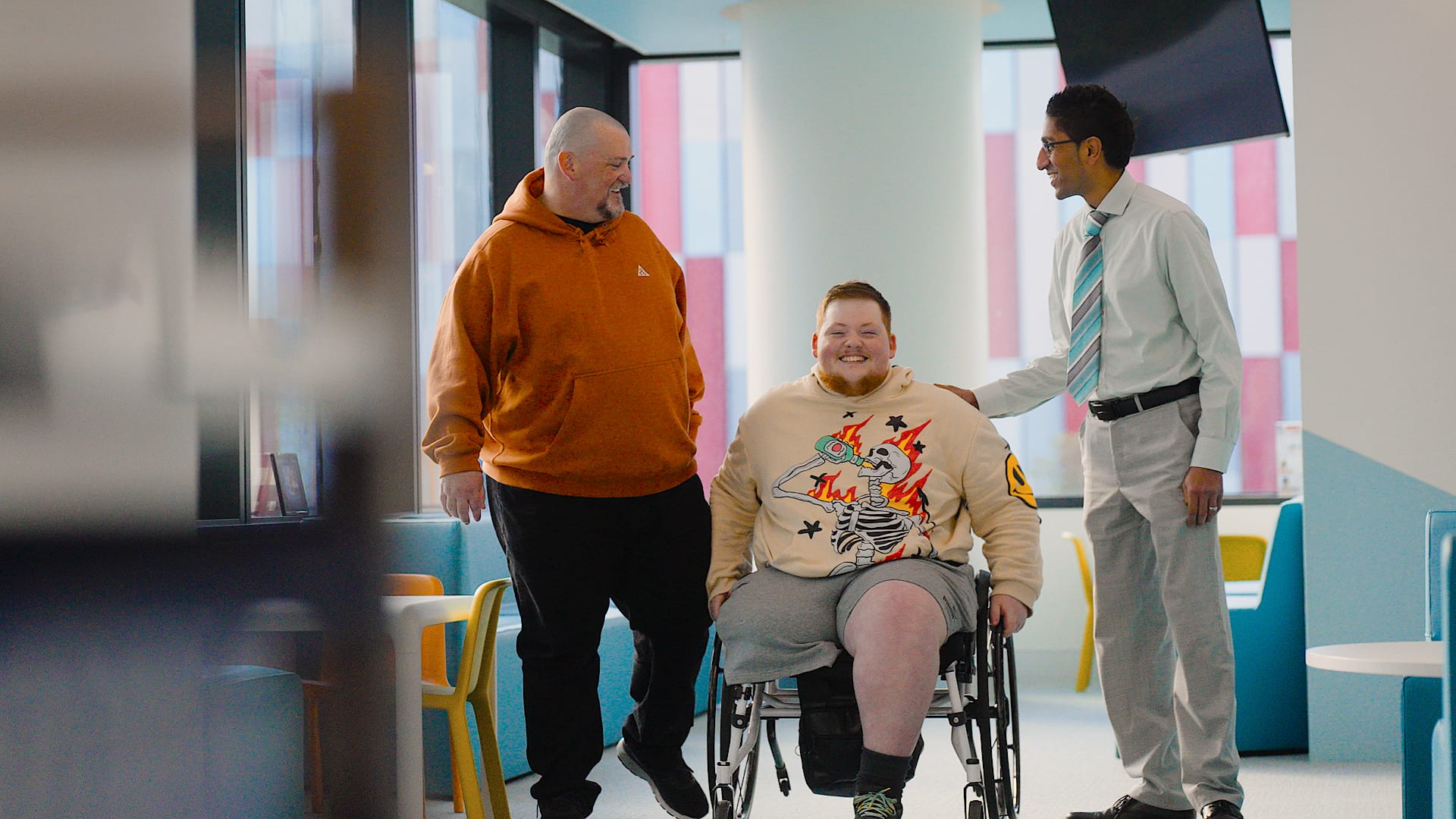 researcher with a family